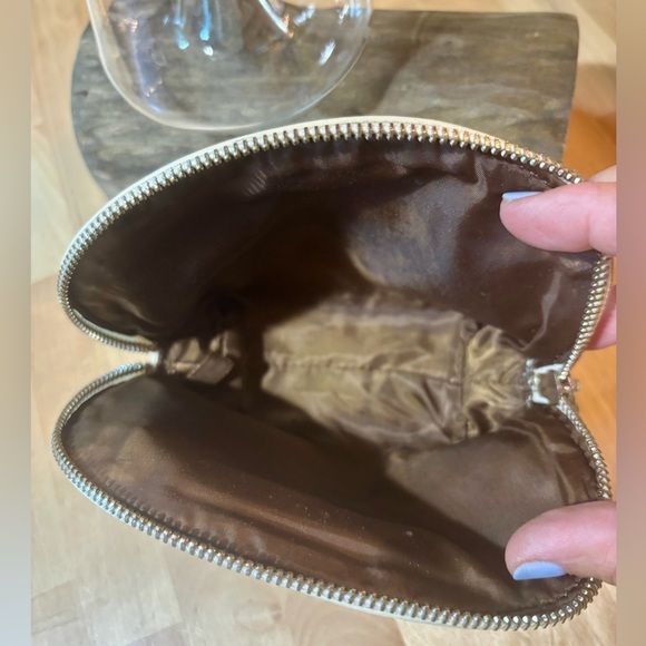 Love Moschino Ivory Textured Make Up Pouch - Picture 5 of 5